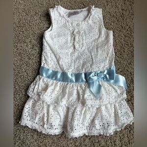 Hanna Andersson White Eyelet Dress